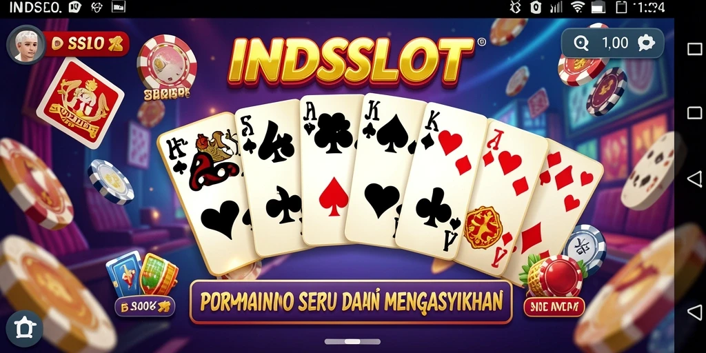 Tampilan gameplay INDSLOT dengan intensitas permainan domino.