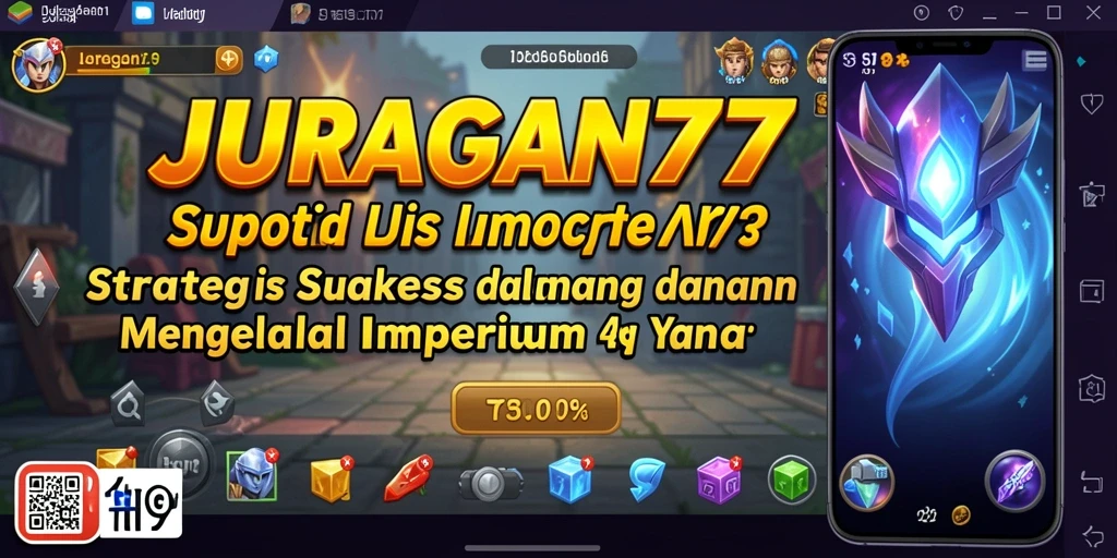 Tampilan permainan JURAGAN77 yang menampilkan aksi strategi.