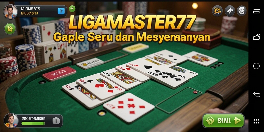 Gameplay menarik Gaple di LIGAMASTER77.