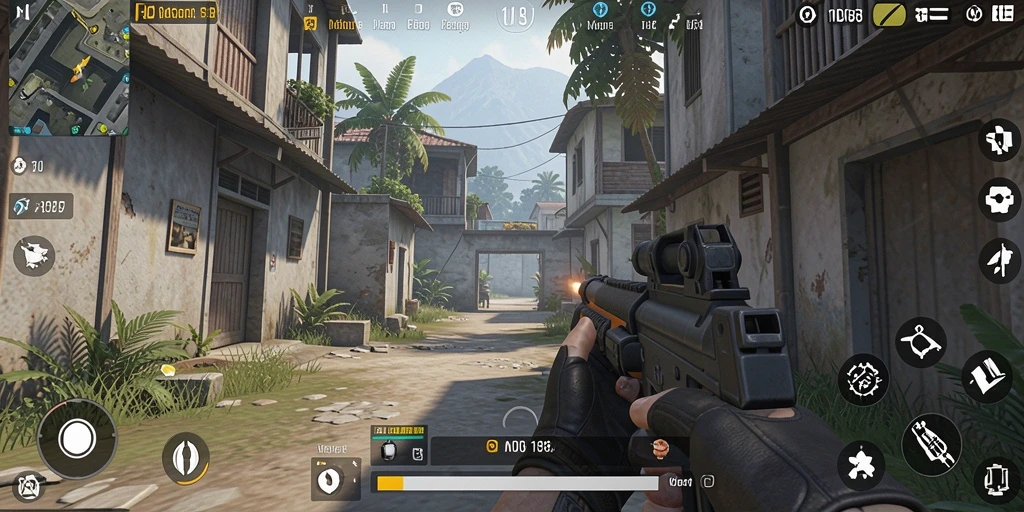 Tampilan gameplay seru dari MDG188 saat melakukan pertempuran intens.