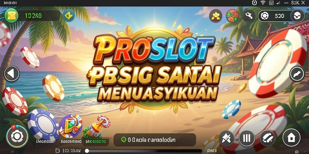 Screenshot gameplay <strong>PROSLOT</strong> menampilkan pengalaman slot yang seru dan mengasyikkan.