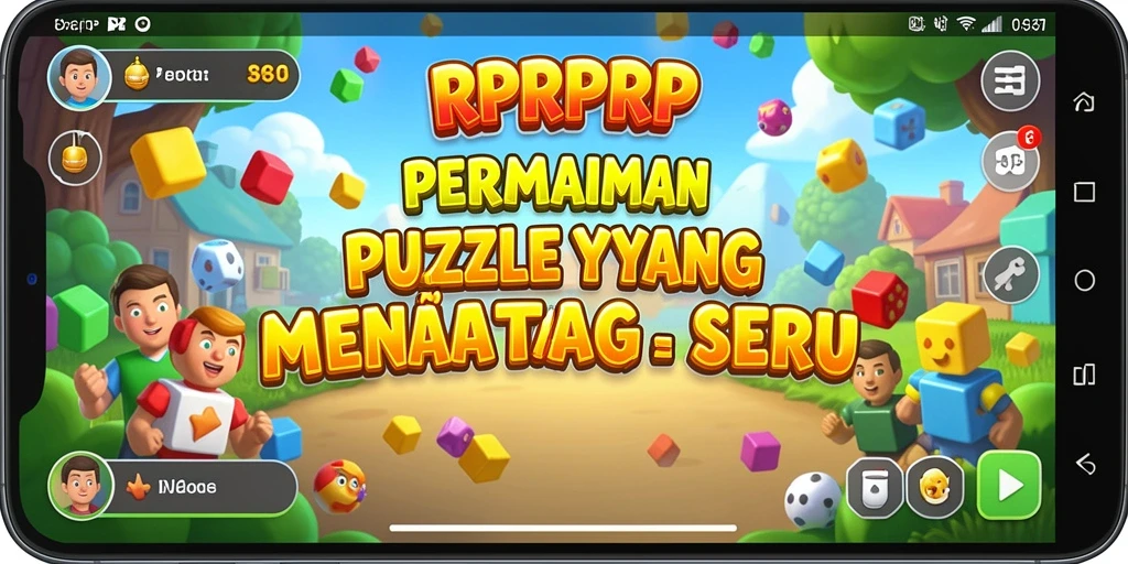 Screenshot menunjukkan gameplay menantang dari RPRPRP.