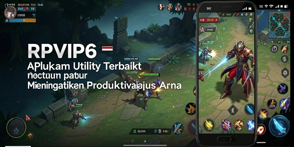 Tampilan utama RPVIP6 dengan antarmuka yang ramah pengguna.