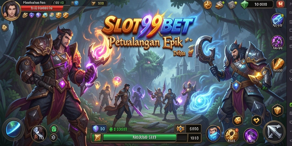 Tampilan gameplay SLOT99BET yang menakjubkan di dunia RPG.