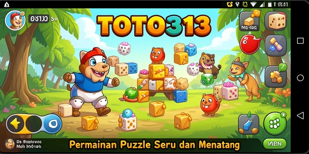 Tampilan gameplay menarik dari TOTO313 dengan tantangan puzzle.